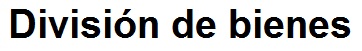 division de propiedad
